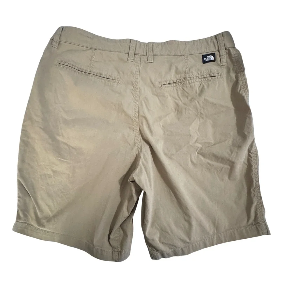The North Face Horizon Utility Shorts Cotton‎ Nylon Tan Khaki Mens 34 Casual